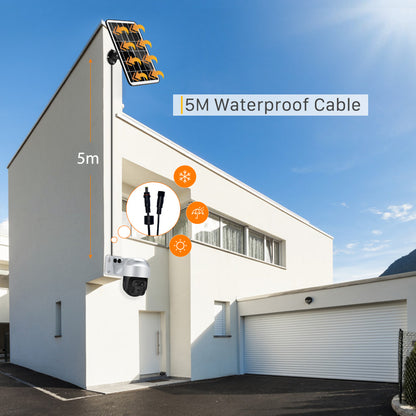 1080P Wireless Dome Security Camera | WiFi & 4G Options | Night Vision, Motion Detection, and 50m Range