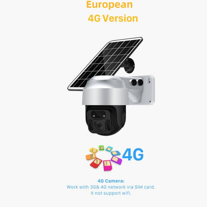1080P Wireless Dome Security Camera | WiFi & 4G Options | Night Vision, Motion Detection, and 50m Range