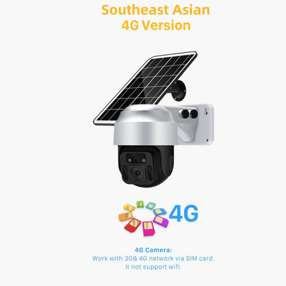 1080P Wireless Dome Security Camera | WiFi & 4G Options | Night Vision, Motion Detection, and 50m Range